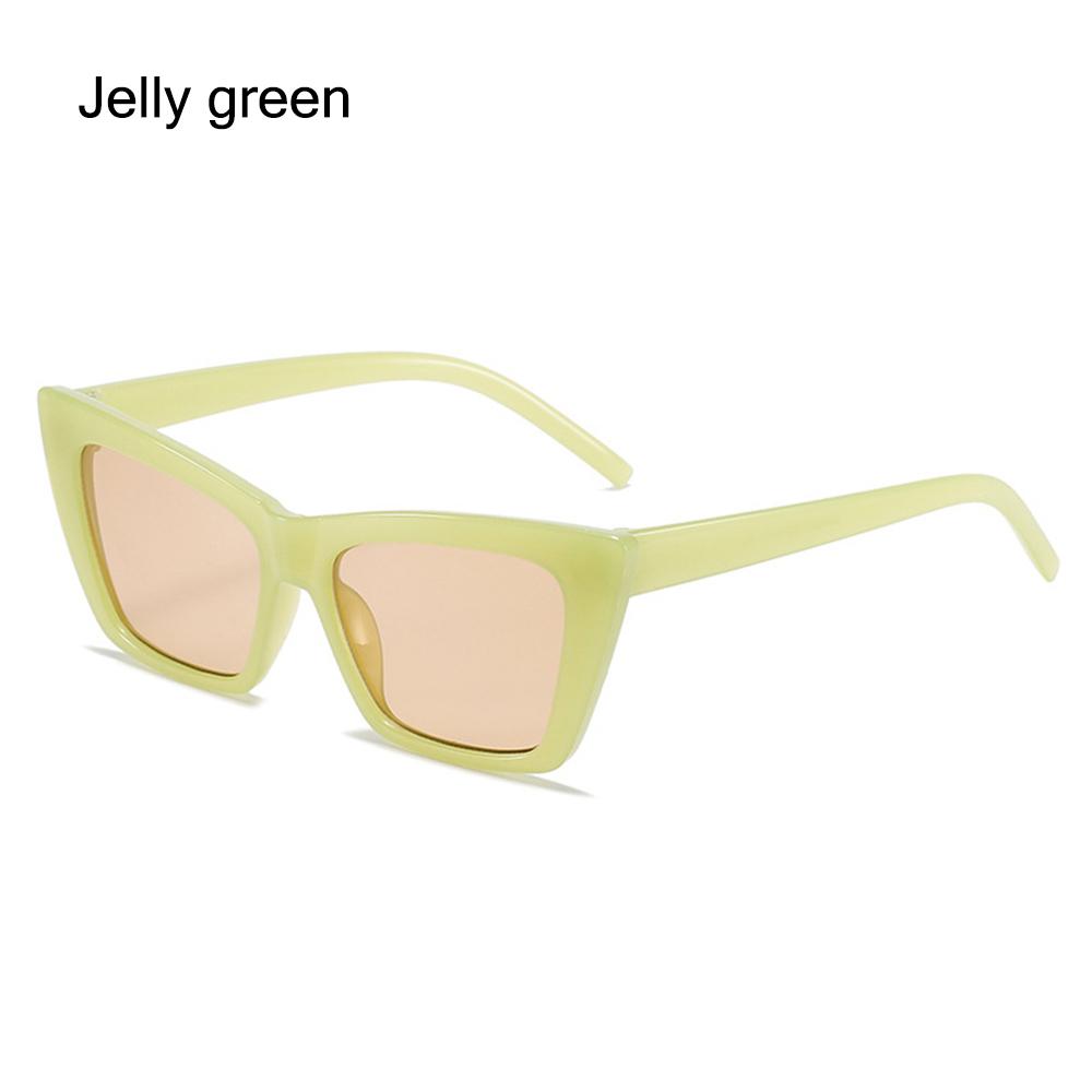 1PC Trendy Square Cat Eye Sunglasses Women Men Retro Sun Glasses UV400 Protection Eyewear Summer Fashion Eyeglasses Accessories