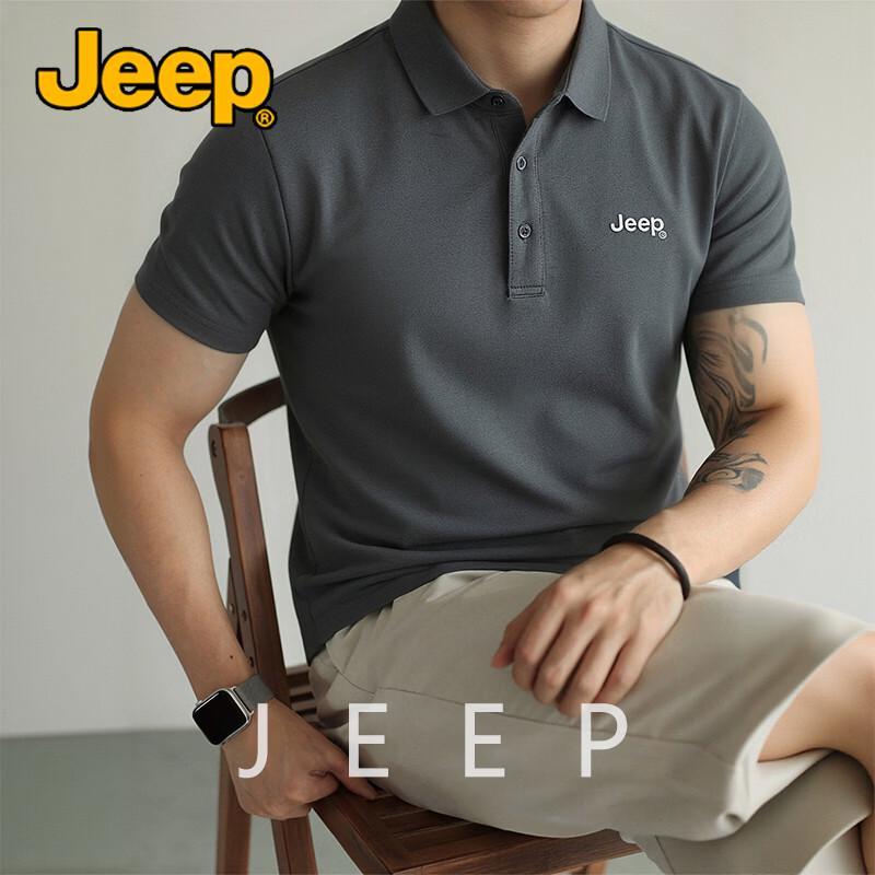 JEEP Men s Summer Quick-Dry Polo Shirt 4XL