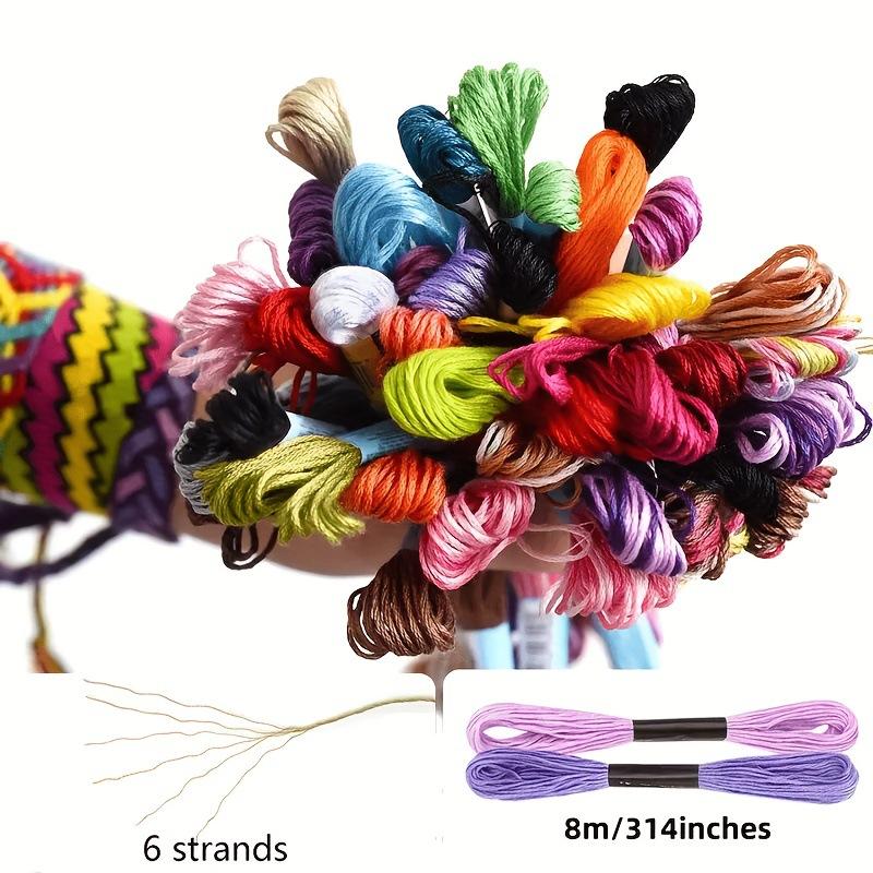 2026 Cross-stitch Thread Set - 25 To 447 Colors - 8 Meters - DIY Colored Polyester Embroidery Thread