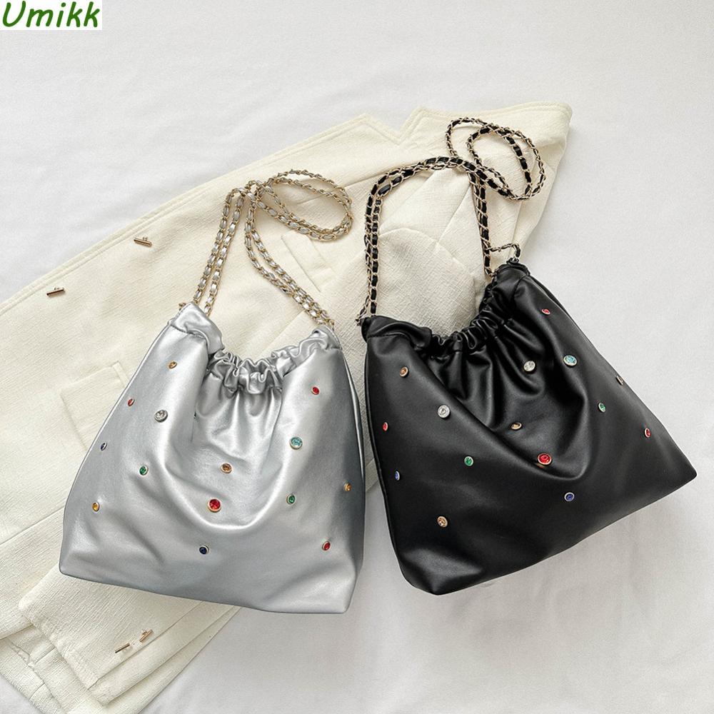 

Композитная сумка из искусственной кожи, большая вместительная женская сумка через плечо с подушкой, прочная цепочка, устойчивая к царапинам, пряжка на присоске, поездка за покупками