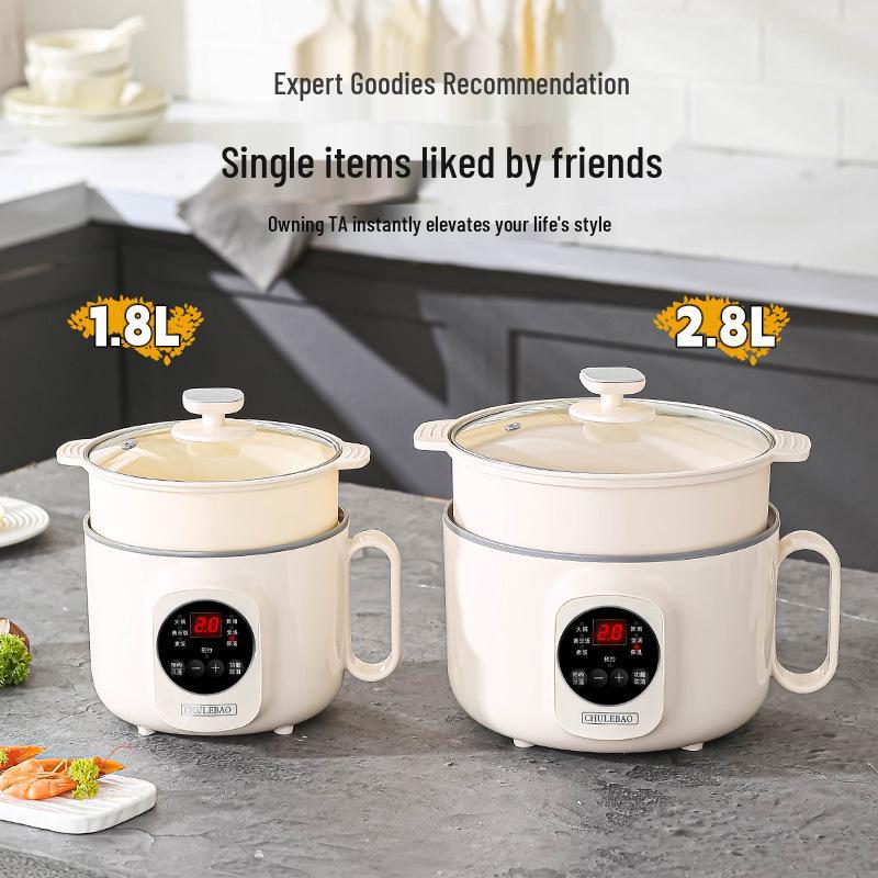 Smart Multi-Functional Titanium Electric Rice Cooker with Antibacterial Properties