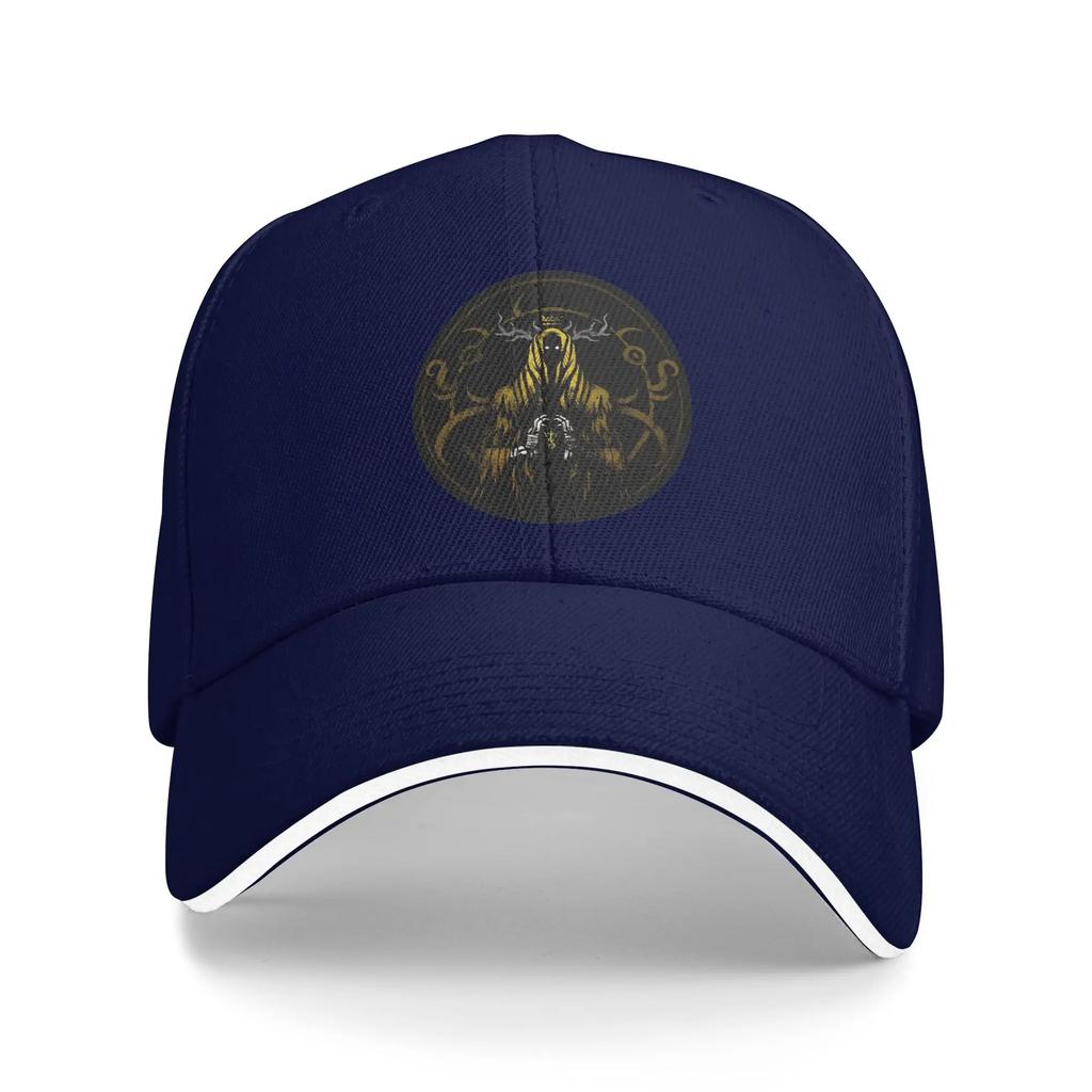King in Yellow Casual Baseball Cap Summer Trucker Hat Sun Running Hippie Hip Hop Hats Couple Women Fashion Baseball Caps