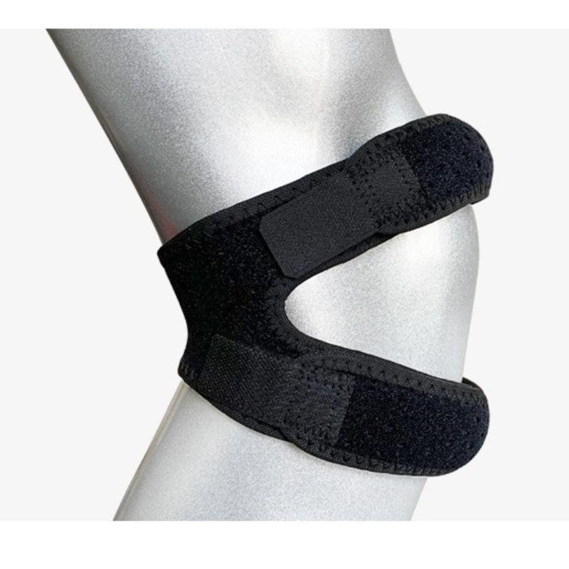 Sports Pressurized Silicone Patella Belt Running Mountaineering Cycling Fitness Shock Absorption Two-way Adjustment Meniscus Sports Knee Pads