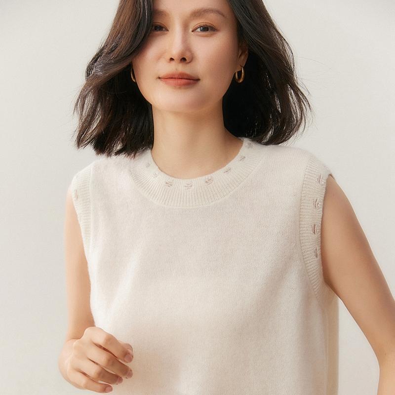 Qinghe 100% Pure Cashmere Women's Sweater - Ultra Soft Luxury Winter Pullover