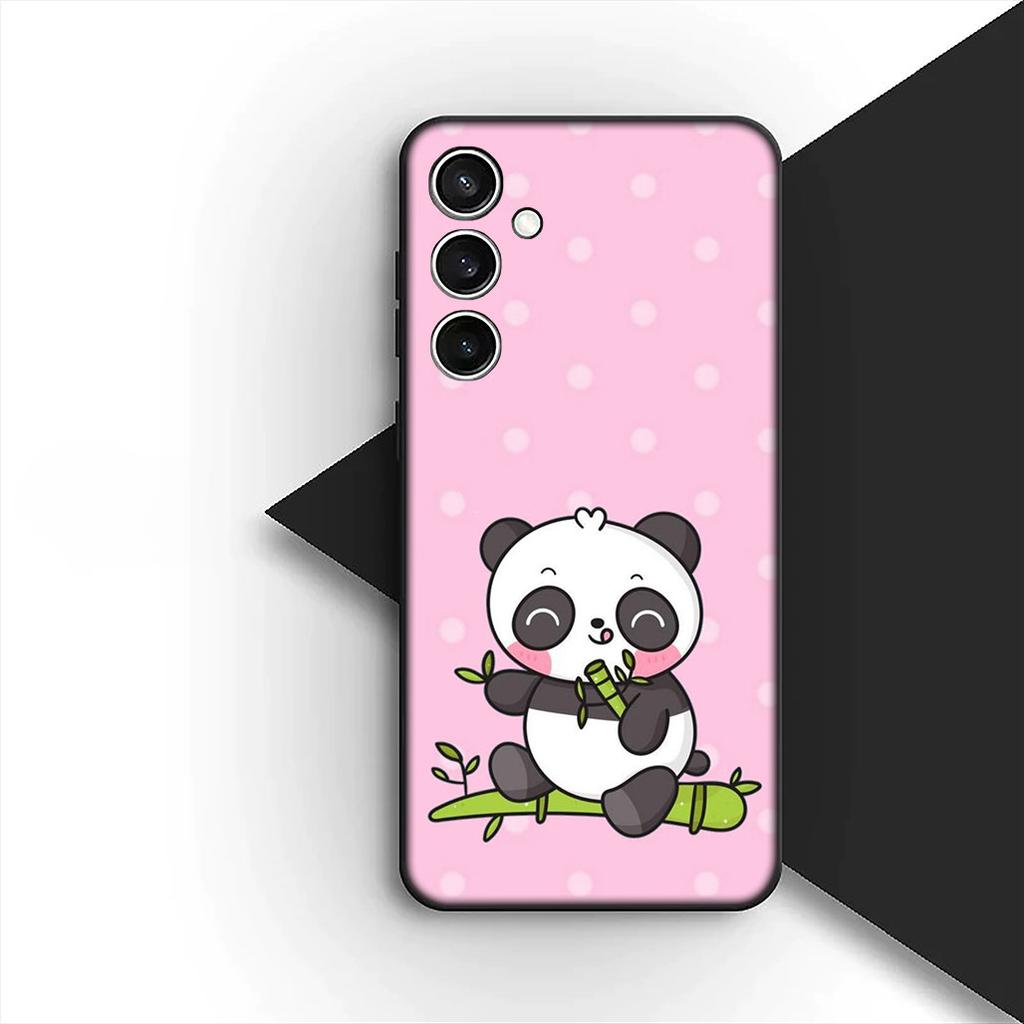 Lovely Panda Cute Silicone Cover for Xiaomi Redmi Note 12 11 10 Pro 10A 10C 12C 13C Note12 12Pro Coque Phone Case