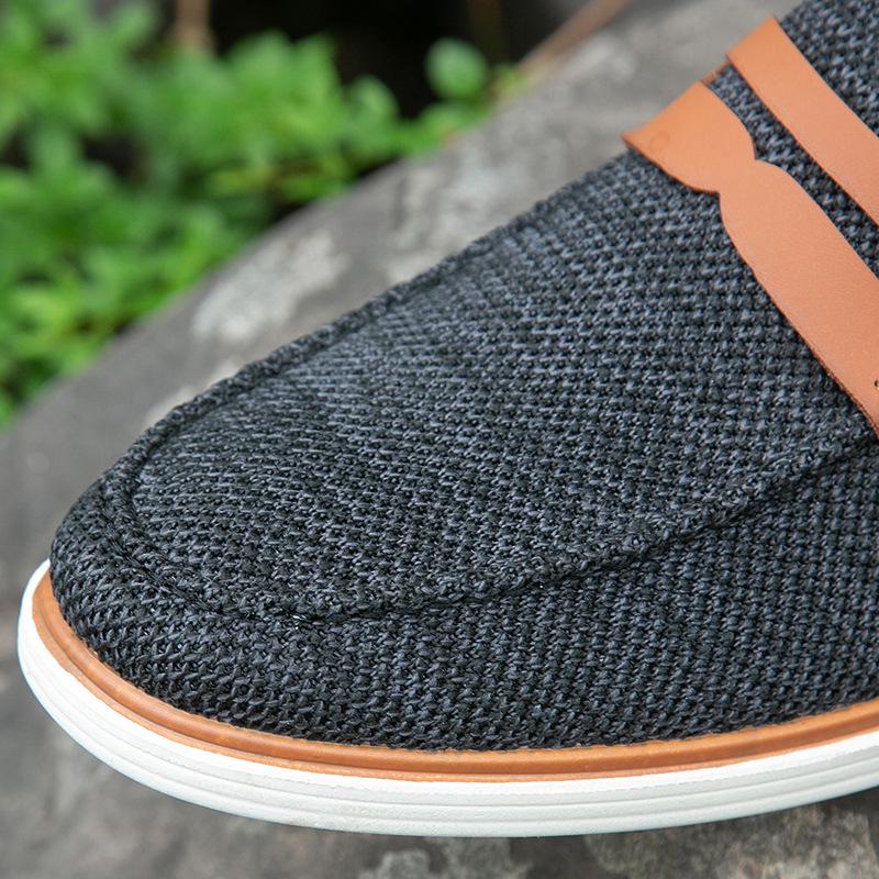 2024 Men's Casual Slip-On Loafers, Formal Light Business Shoes, European Size 45