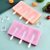 Ice Pop Maker, DIY Silicone Popsicle Mold with Lid, BPA-Free Easy Release Animal Shape Freezer Mold for Homemade Yogurt