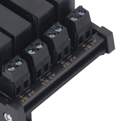 4P DC zu DC Relaismodul DIN-Schiene Solid-State-Relais Gemeinsamer negativer Anschluss 3–32V Eingang 5–8A 5–60V Last