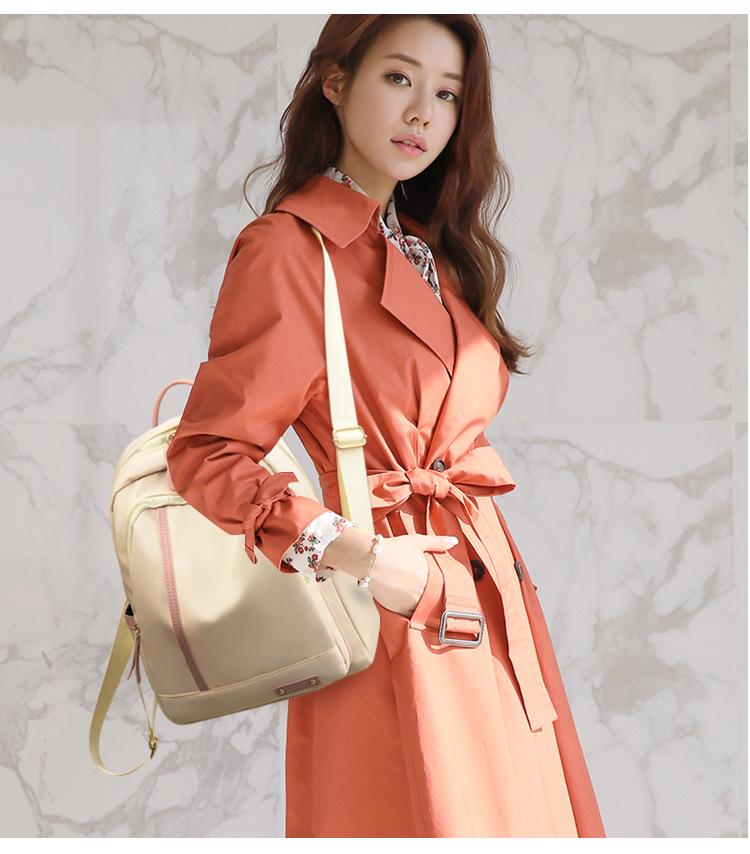 Women's Korean Style Large Capacity Double Shoulder Backpack - Casual, Stylish, Versatile Travel Bag for Students