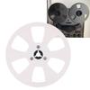 1Celsius4 Inch 5 Inch Tape Reel Fit for   Reel to Reel Tape Recorder 6 Hole NAB Flange Wind Opening Empty Tape Reel
