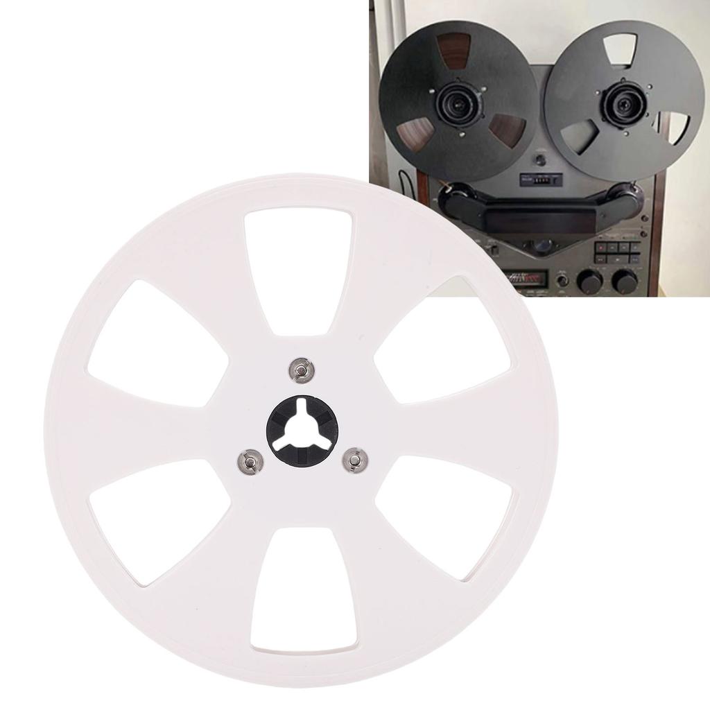1Celsius4 Inch 5 Inch Tape Reel Fit for   Reel to Reel Tape Recorder 6 Hole NAB Flange Wind Opening Empty Tape Reel