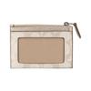 Coach Old Logo Artificial Leather Card Holder Regular Women's Champagne Champagne