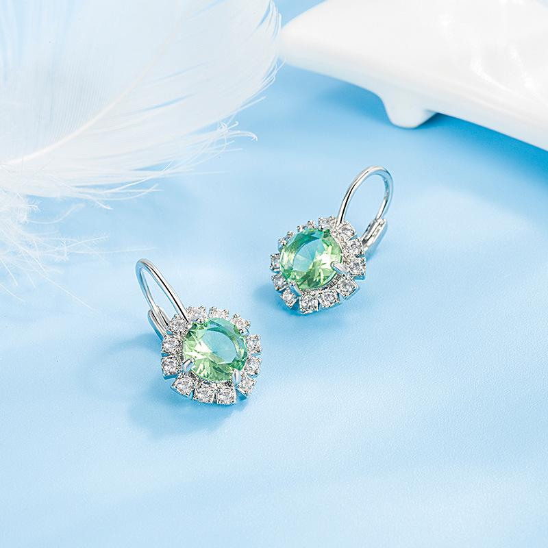 Lindon Women's Zircon Copper Alloy Earrings - Wedding Party Gift Pendant Earrings