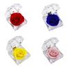 Elegant Acrylic Preserved Roses Jewelry Storage Box for Organized Display and Protective of Jewelry In Any Setting