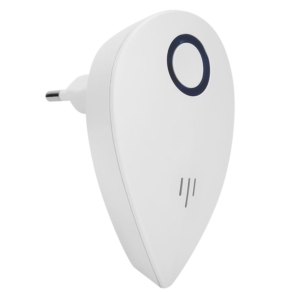 

Drop shaped Ultrasonic Mosquito Repeller Electronic Cockroach Mice Rat Pest Control Killer (Blue )