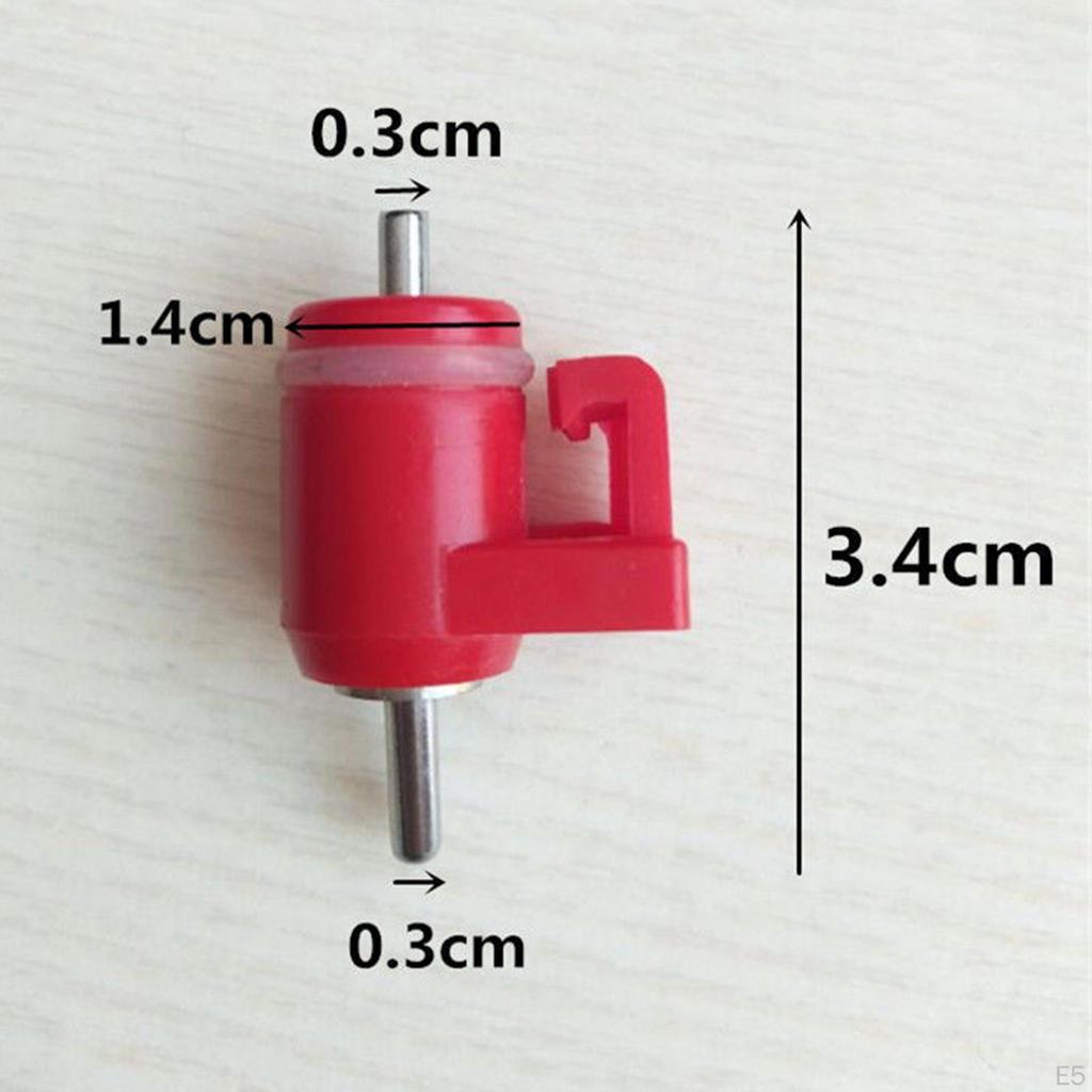 Pack Automatic Chicken Waterer Poultry Feeders Hen Duck Screw Style