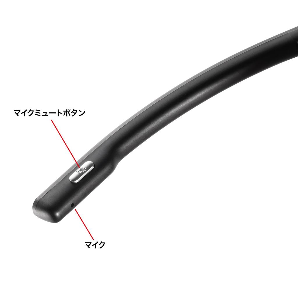 Sanwa Supply Bluetooth Stereo Headset (with Cradle and Dual Microphone) MM-BTSH70BK