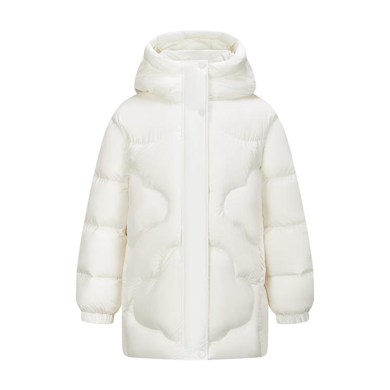 

XueZhongFei Kids Mid-Length Thick Warm Down Jacket 110