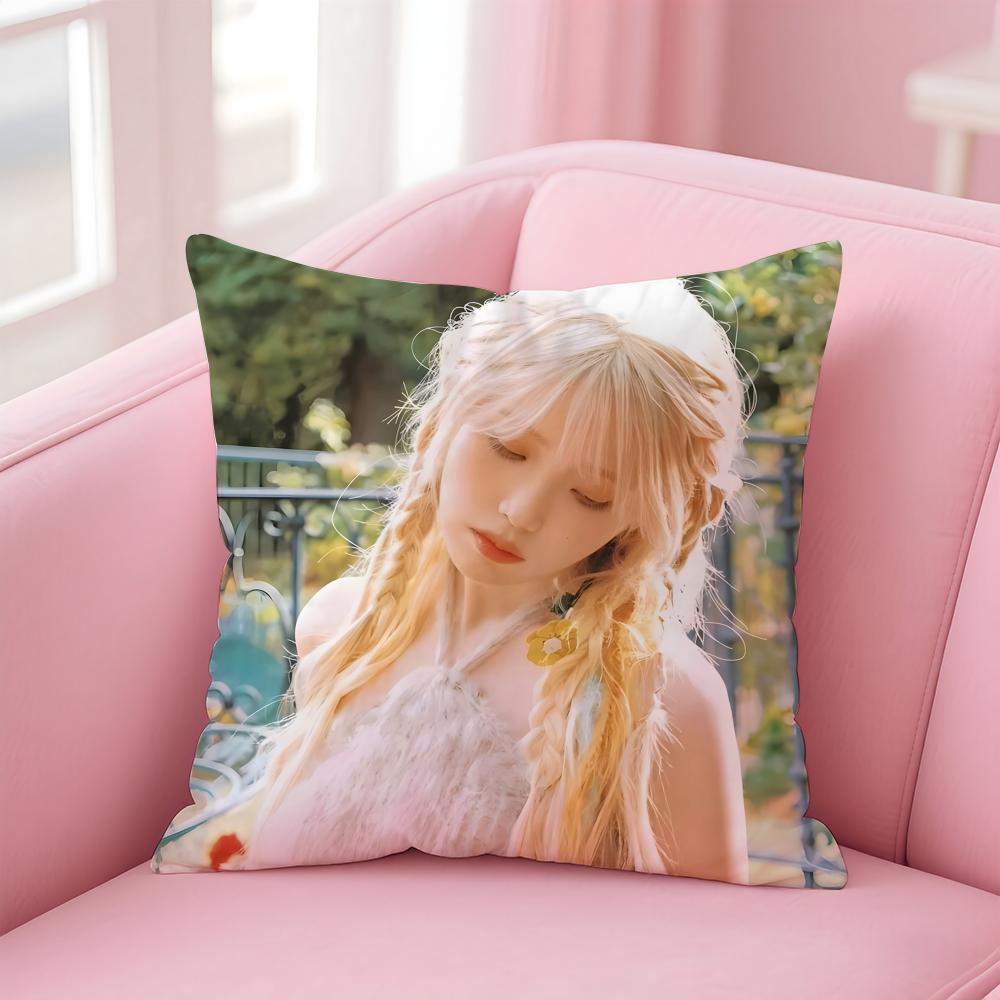 singer versatile IU LLee Jieun Cushion Cover Pillow Case Soft Skin Friendly Fabric Concealed Zipper