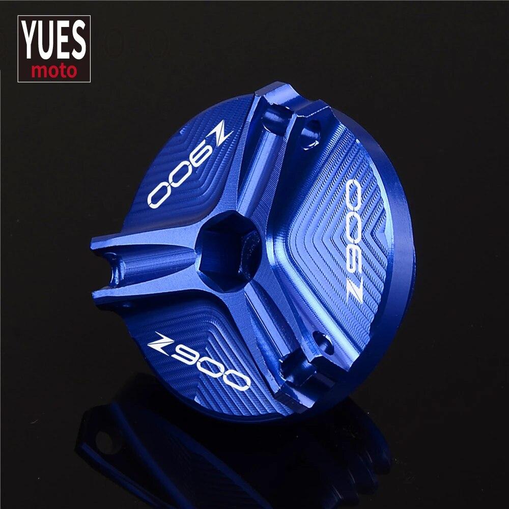 Motorcycle Accessories parts M20*2.5 Engine Oil Drain Plug Sump Nut Cup Plug Cover For Kawasaki Z900 2017 2018
