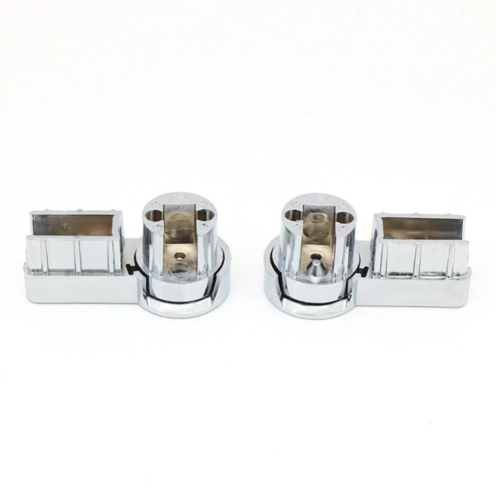 Shower Screen Hinges With Chrome Plating Perfectly Designed ABS Brackets For 6mm Glass Enhances Bathroom Aesthetics