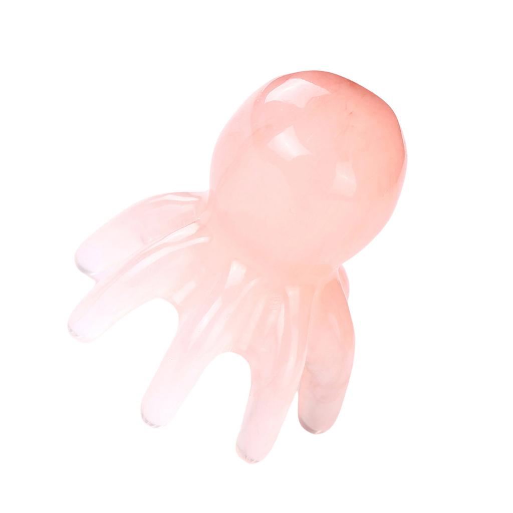 Handlicher Oktopus Kopfhaut-Massagegerät 8 Tentakel Gua Sha Massagegeräte für Kopf Körper Entspannung Triggerpunkt-Massagegeräte