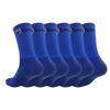 5 Pairs Adult Dot Rubber Non-slip Thickened Terry Wear-resistant Breathable and Sweat-absorbent Football Training Mid-calf Sports Socks