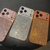 Compatible Case for iPhone 17 Pro Max: Luxury Sequin Design, 16 Large Window, 15 Rhinestone Lens, Fits 14/13 Models.