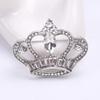 Latest Chic Stylish Crystal Stone Crown Brooches Men Metal Alloy Rhinestones Suit Shirt Collar Pins Lxuxlry Women Pin Brooch Jewelry