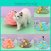 Pet Cat Toy Six Layer Rotating Toy With Durable Pp Material For Active Cats