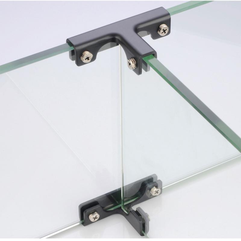 1 Pcs New Aluminum Alloy Angle Corner Code Tcross Reinforced Ltype Hardware Glass Clip Tile Fixing Clip