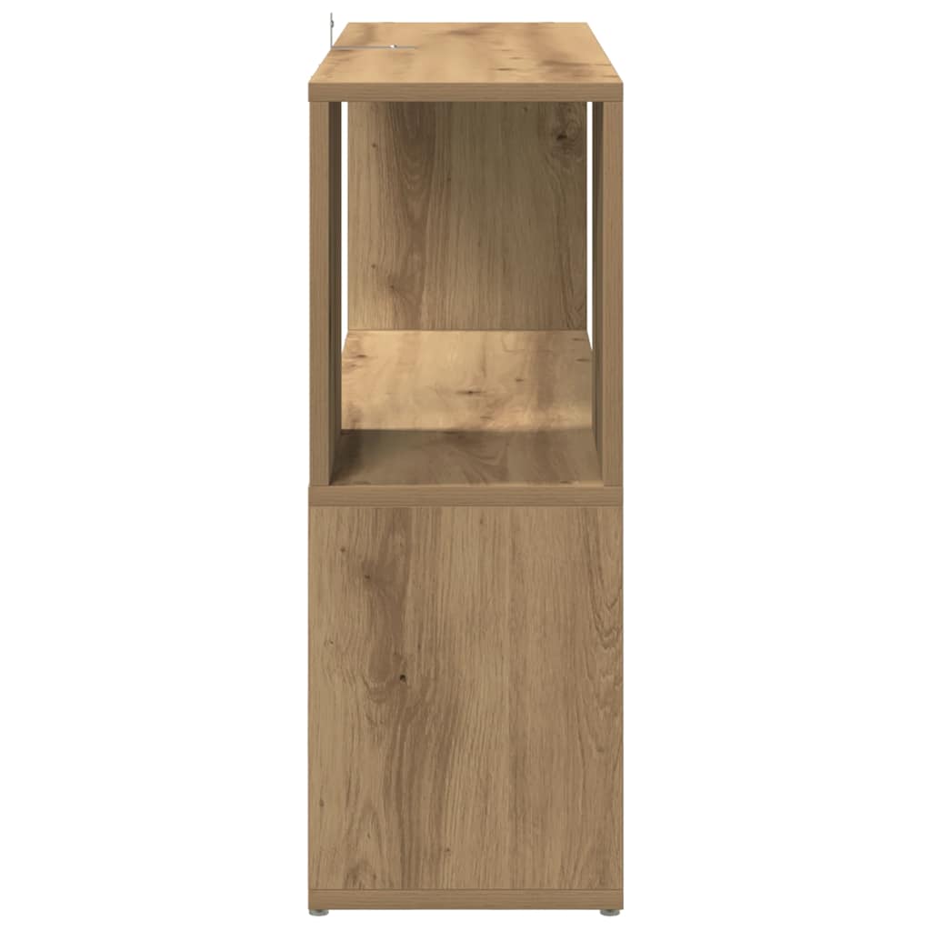 Bookshelf Room Divider Artisan Oak 80 x 24 x 63 cm