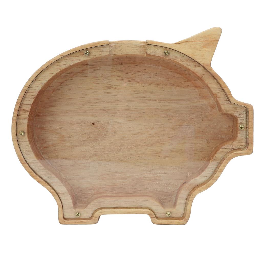 Tier Spardose Niedliche Cartoon Spardose Holz Tier Sparbox für Jungen Mädchen und Erwachsene Hase