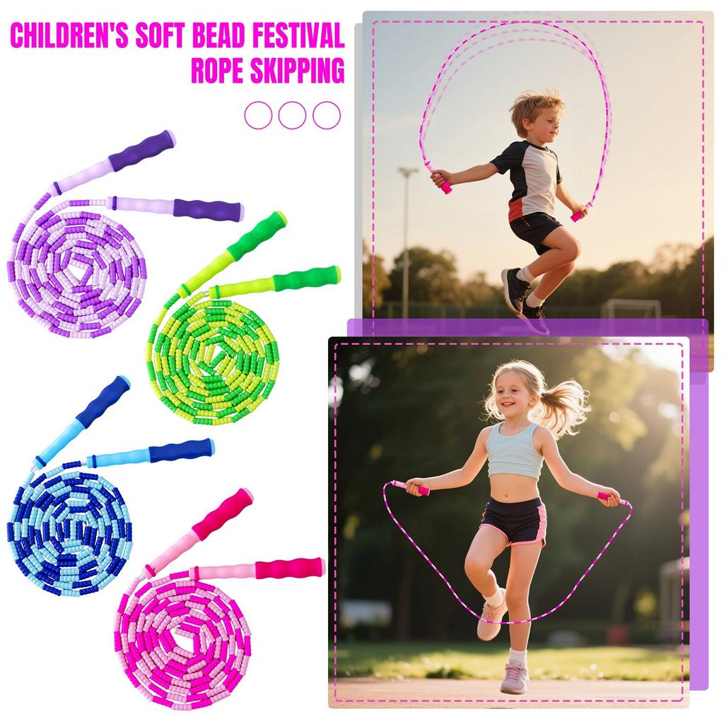 New Rope Skipping, Children's Patterned Rope Skipping, Colorful Rope Skipping, Racing Rope Skipping, Fitness Rope Skipping