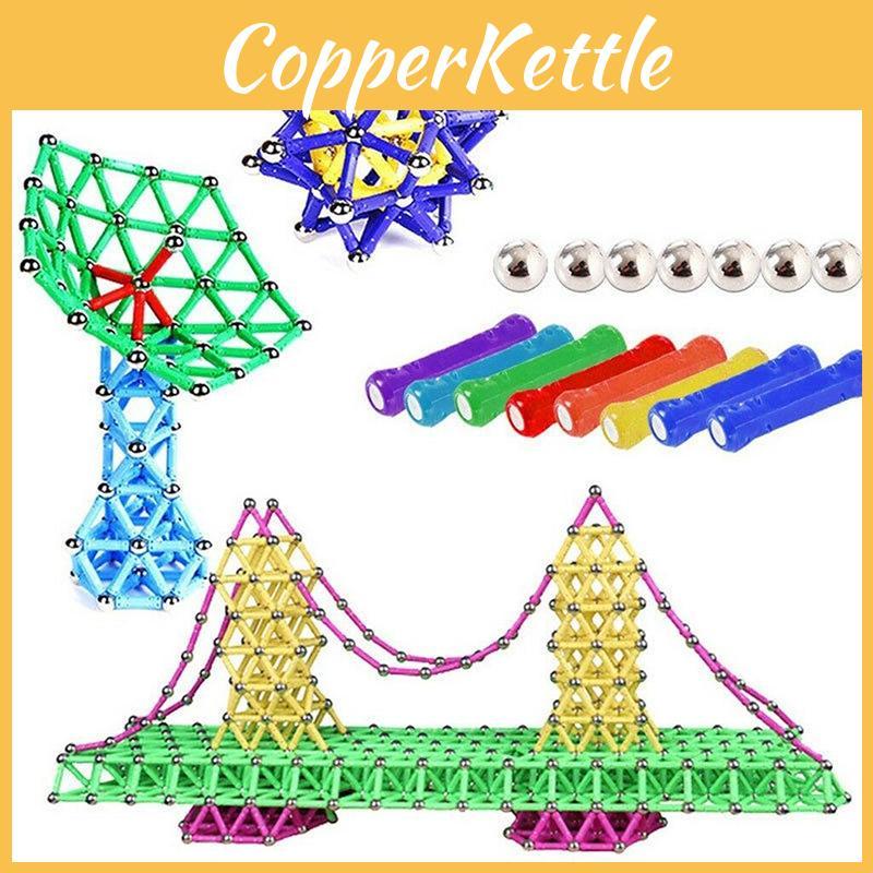 Vibrant Magnetic Building Blocks Sticks For Kids Educational Gift Toy Set