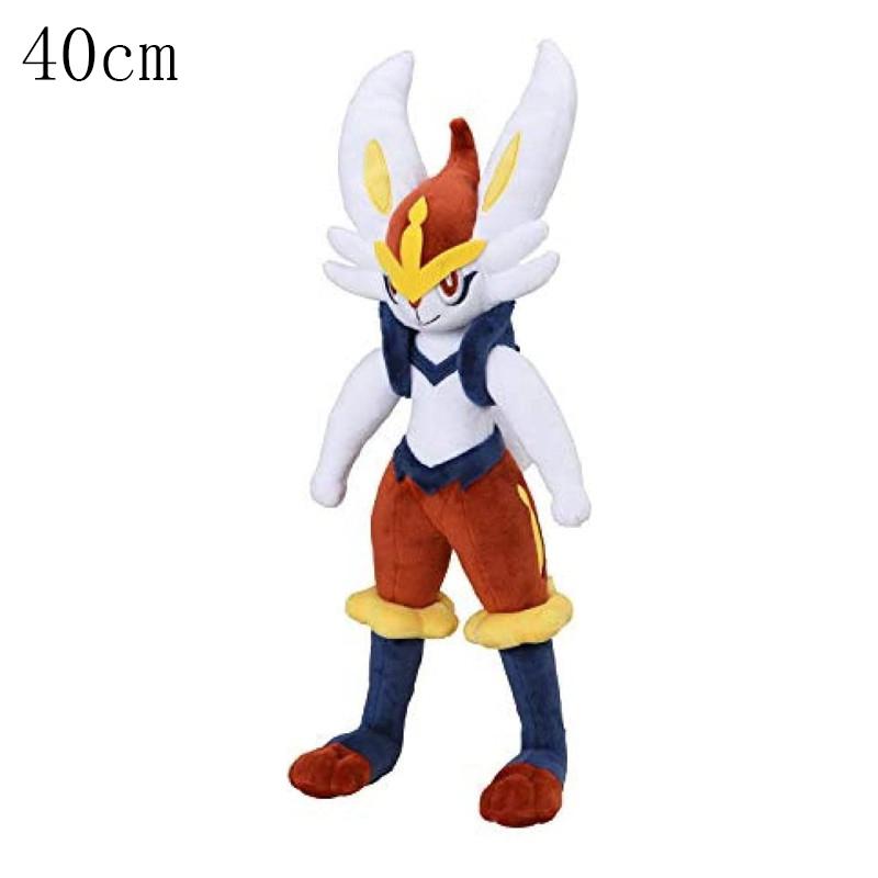 Spada e Scudo Pokémon Scorbunny Evoluzione Raboot Cinderace Peluche Bambola Imbottita Kawaii Coniglio Regali di Natale per Bambini