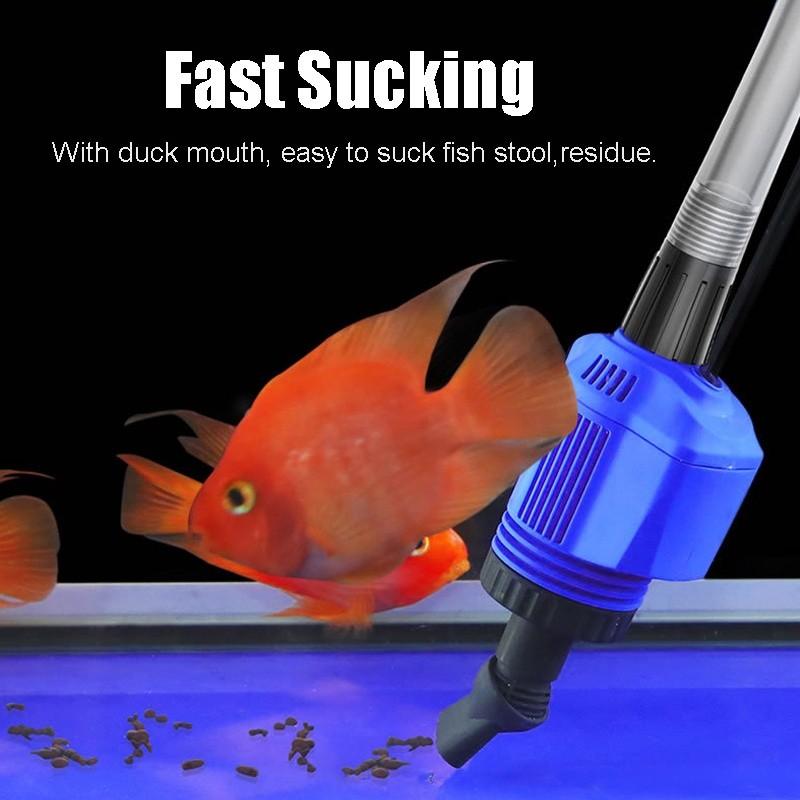 Electric Aquarium Water Change Pump Water Changer Gravel Cleaner Siphon for Fish Tank Water Filter Pump Cleaning Tools