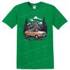 Tricou Aventură Mașină Vintage Tricou Retro cu Peisaj Montan Cadou pentru Iubitorii de Aer Liber