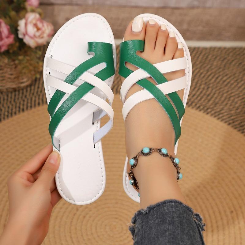 Flat-bottomed Slip-on Women's New Style Simple and Versatile Beach Shoes Devotion