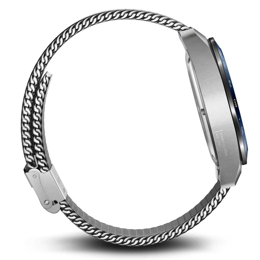 VICTORINOX SWISS ARMY Chronograph Analog Waterproof Quartz Blue Mesh Stainless Steel Case Interchangeable Brand New Blue 242049 Men's Watch, Movement,