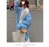 Plus Size Korean Style Loose Cable Knit Cardigan Coat - Women's Spring/Summer Fashion