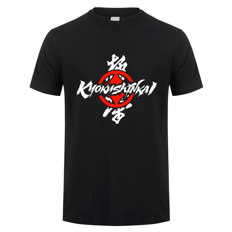 Kyokushin Karate Masutatsu Oyama Giappone Maglietta Unisex Cotone Manica Corta Kyokushinkai Kyokushin Maglietta Top