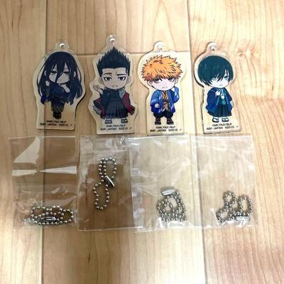 Ichiban Kuji Blue Lock K Prize Wafuku Kyun Character Acrylic Mascot 4 Piece Set