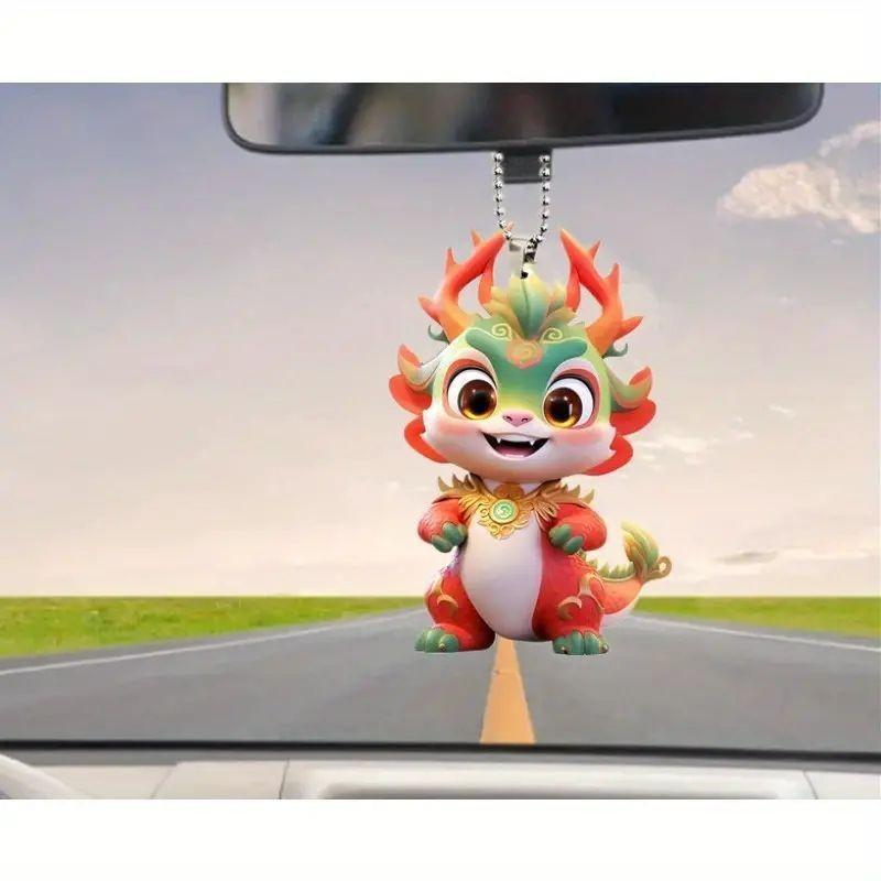 

Christmas Vibrant Acrylic Tree Hanging Decoration For Car Interior Accessory Mirror 1