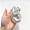 Soft Moldable Squishy White Pearl Squeeze Toy No Rebound Sticky Stress Relief Fidget Toys Creative Simulation Anti-anxiety Toys