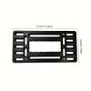 Car License Plate Bracket Front License Plate Holder Mounting Kit Universal Bumper Frame Mount With Stainless Steel Screw Cap License Plate Covers