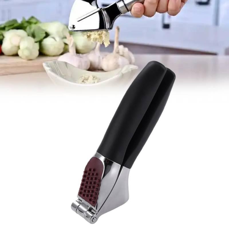 Grips Press Garlic Kitchen Tools Grip Handle Removable Press Plate Easy Clean