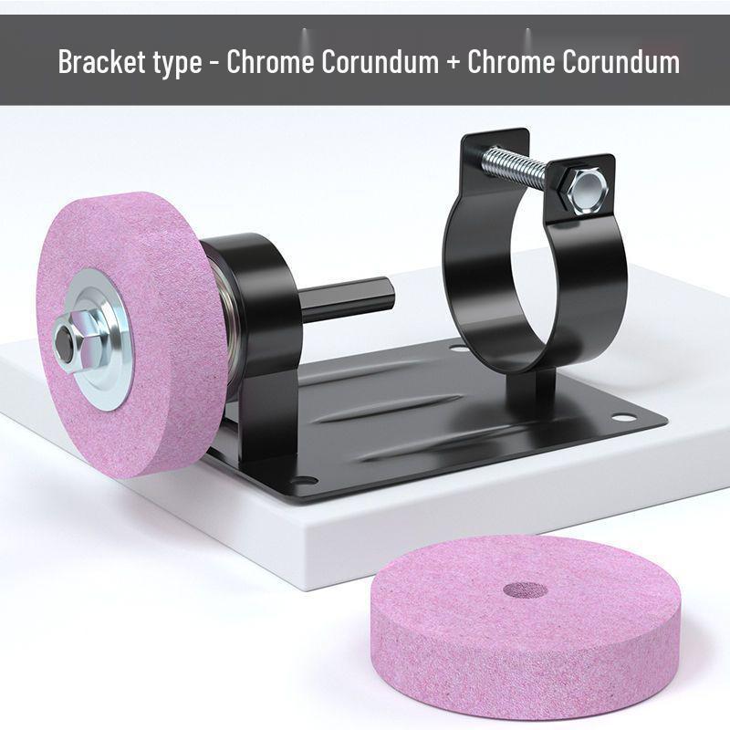 Compact Household Knife Sharpener and Polishing Machine with Sanding Wheel and Hand Drill Conversion Bracket
