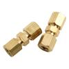 10pcs Car Brake Line Connector Joint For Brake Line Without Flaring 4.75mm 3/16" OD Tube Hydraulic Brake Lines Union