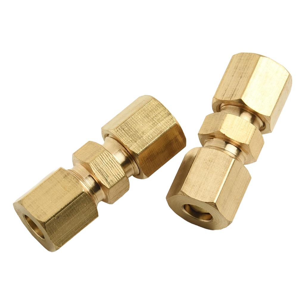 10pcs Car Brake Line Connector Joint For Brake Line Without Flaring 4.75mm 3/16" OD Tube Hydraulic Brake Lines Union
